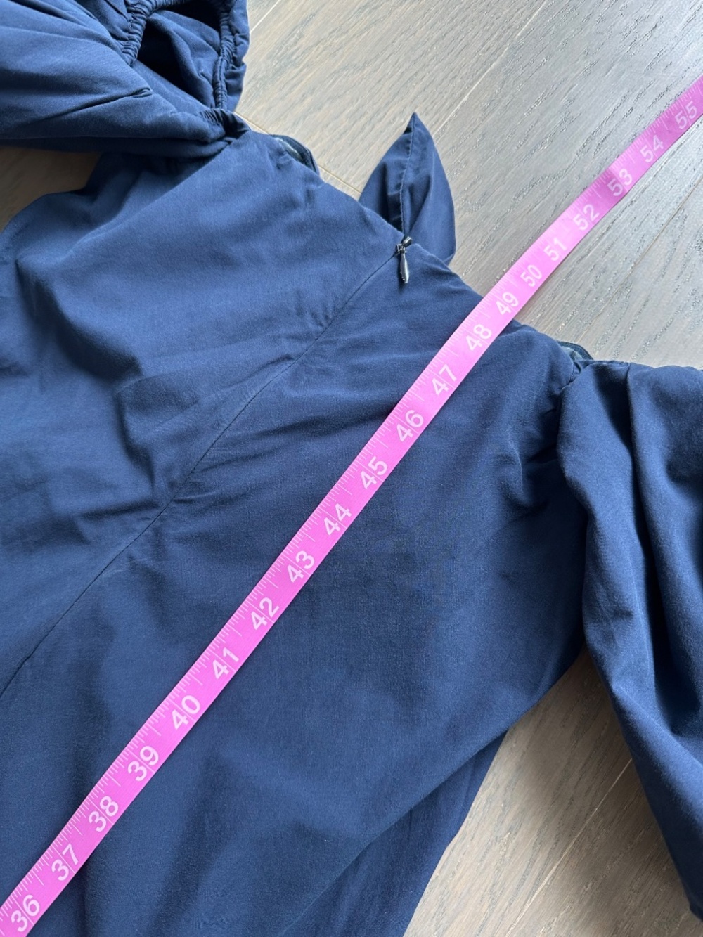 Caroline Constas Reyna Navy Blue Puff Sleeve Maxi Dress - SMALL - Picture 9 of 9